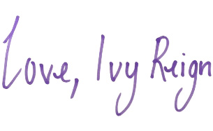 Love, Ivy Reign text